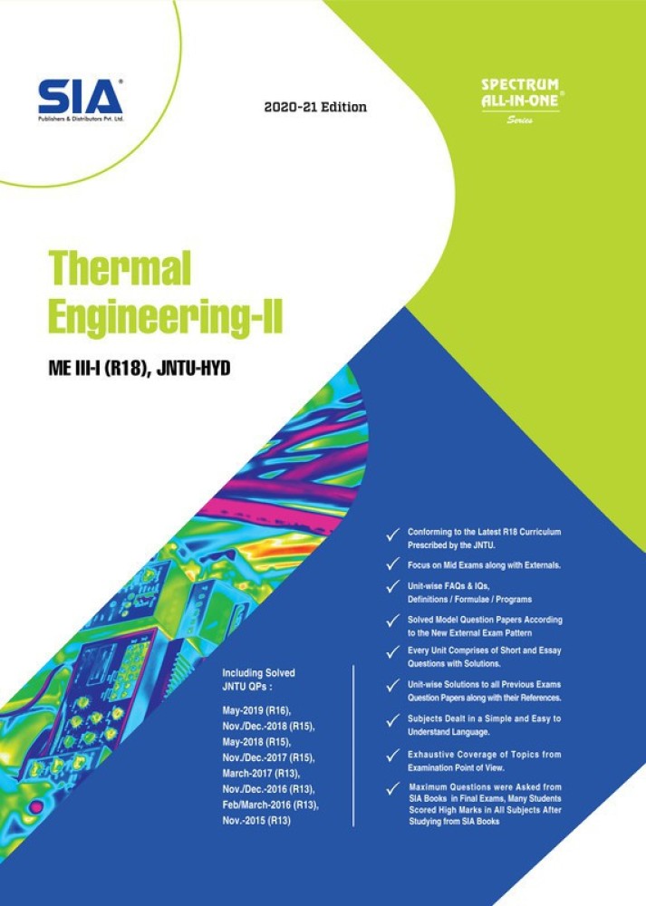 Thermal Engineering II B.Tech III Year I Sem ME R18 JNTU