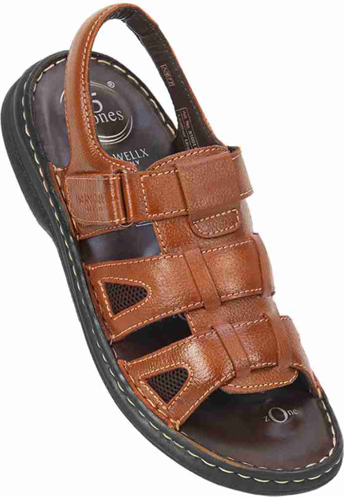 How to Make Men Leather Sandals with Buckles, German style 