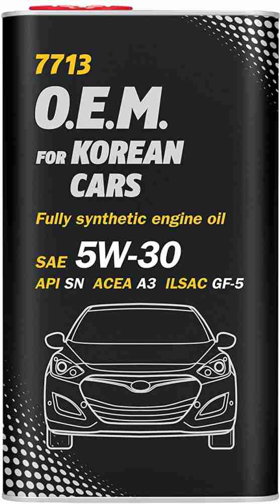 MANNOL O.E.M Fully Synthetic CAR Engine Oil 5W-30,4L 7713-4 Full-Synthetic  Engine Oil Price in India - Buy MANNOL O.E.M Fully Synthetic CAR Engine Oil  5W-30,4L 7713-4 Full-Synthetic Engine Oil online at