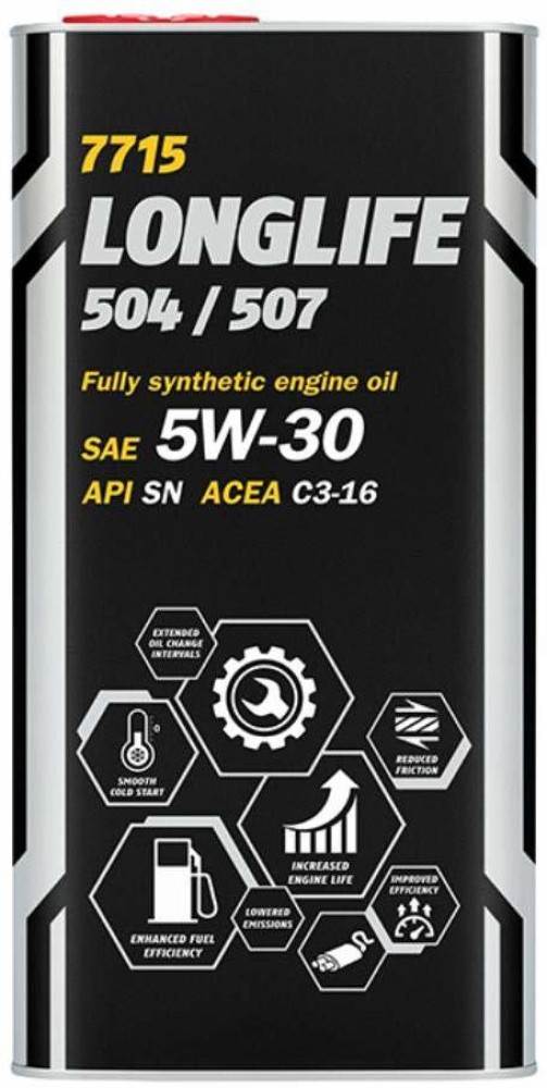 6L Mannol Longlife 504/507 5W-30 Fully Synthetic Engine Oil on OnBuy