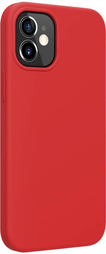 iPhone 12 Mini Leather Designer Phone Case-Red