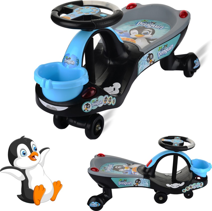 ToyDor Funny Penguin Swing Magic Car For Kids Toys For Kids Girls Boys Ride  on Drive Tricycle Cycle / Swing Car / Baby Panda Magic Car Age From 2 To &  Years