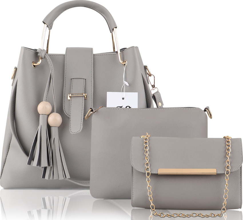 Buy TCRAZY Women Grey Shoulder Bag GREY Online Best Price in