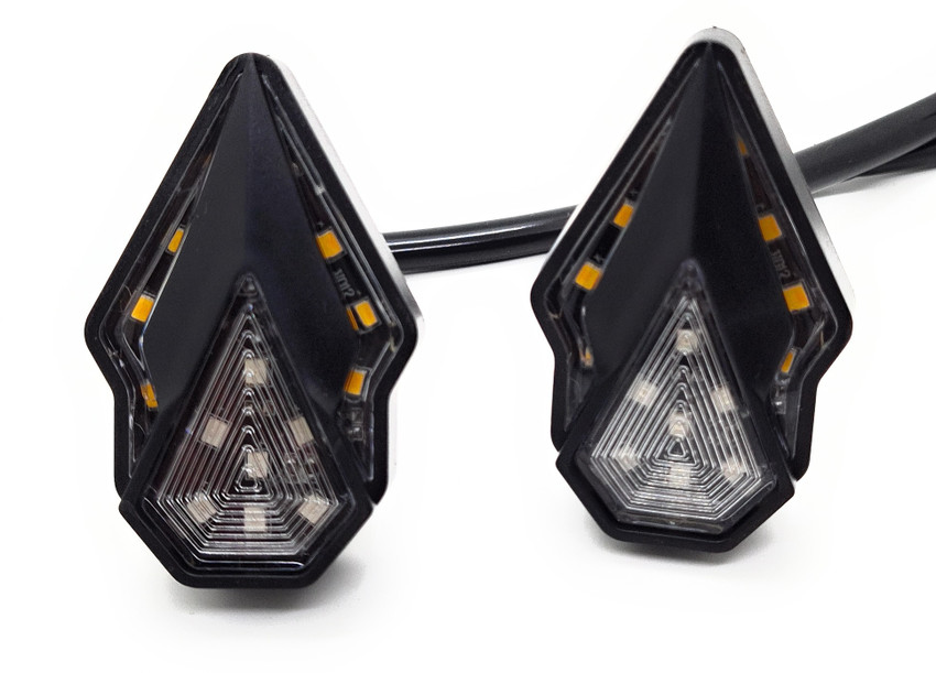 AutoPowerz Side LED Indicator Light for Universal For Bike