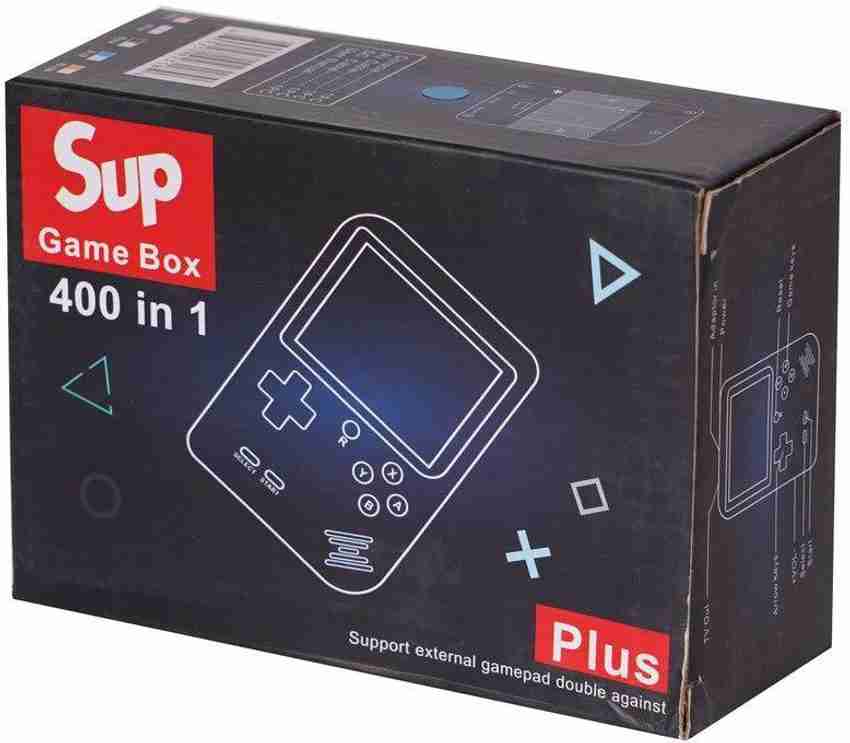 Console Mini Game Sup Game Box 3 LED Plus 400IN1 Preto