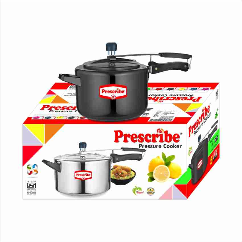 prescribe Classic Hard Anodized 5 L Pressure Cooker Price in India