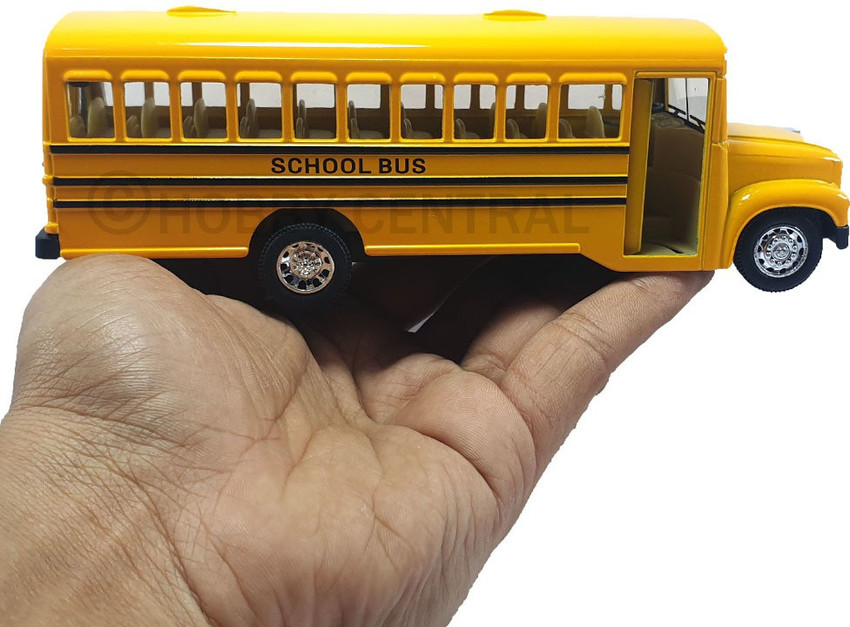 Hobby Central School Bus Toy for Kids Diecast School Bus