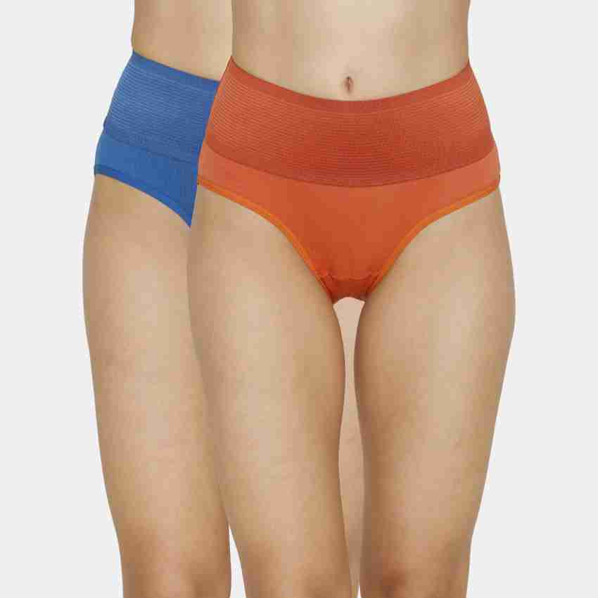 Buy Zivame Women's Cotton Blend Classic Hipster Panties (Pack of 2