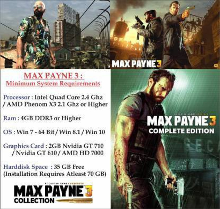 Max Payne 3: The Complete Edition, PC