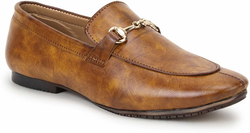 HUSH BERRY Hush Berry Synthetic Leather Slip On Formal Shoes for Men Tan Loafers For Men Buy HUSH BERRY Hush Berry Synthetic Leather Slip On Formal Shoes for Men Tan Loafers For Men