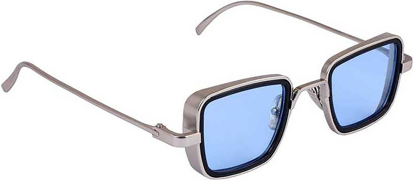 Buy Bynox Retro Square Sunglasses Blue For Men Women Online