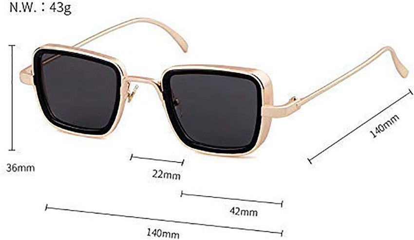 Bynox retro hot sale square sunglasses