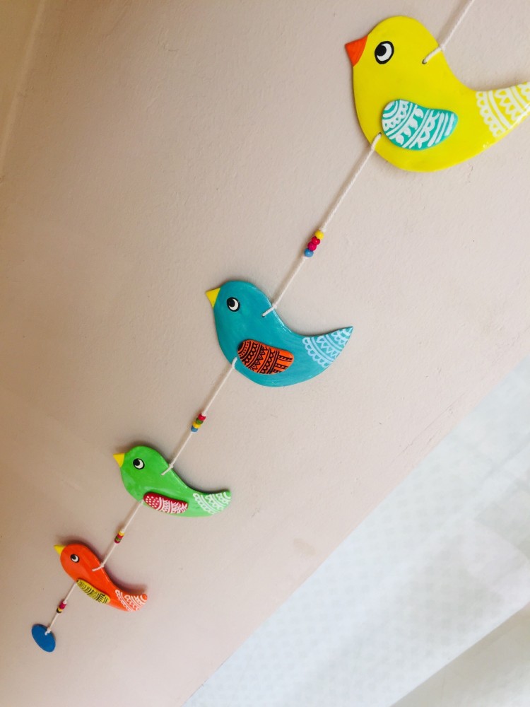 DIY Bird Wall Hanging Home Decor Craft