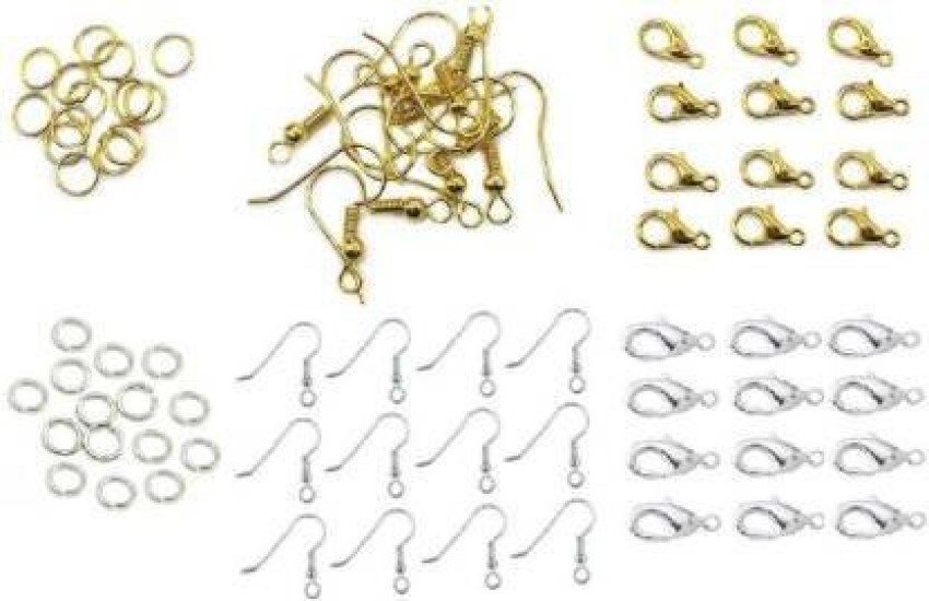 Crafto Jewellery Making Essentials - Jump Rings, Fish Hooks