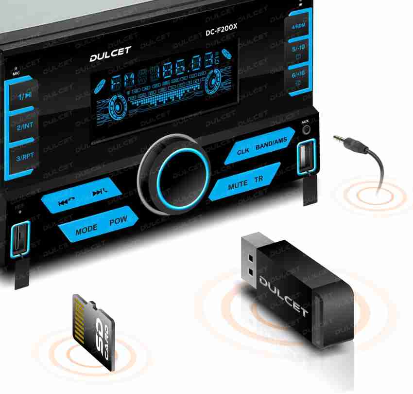 Double din hot sale bluetooth stereo