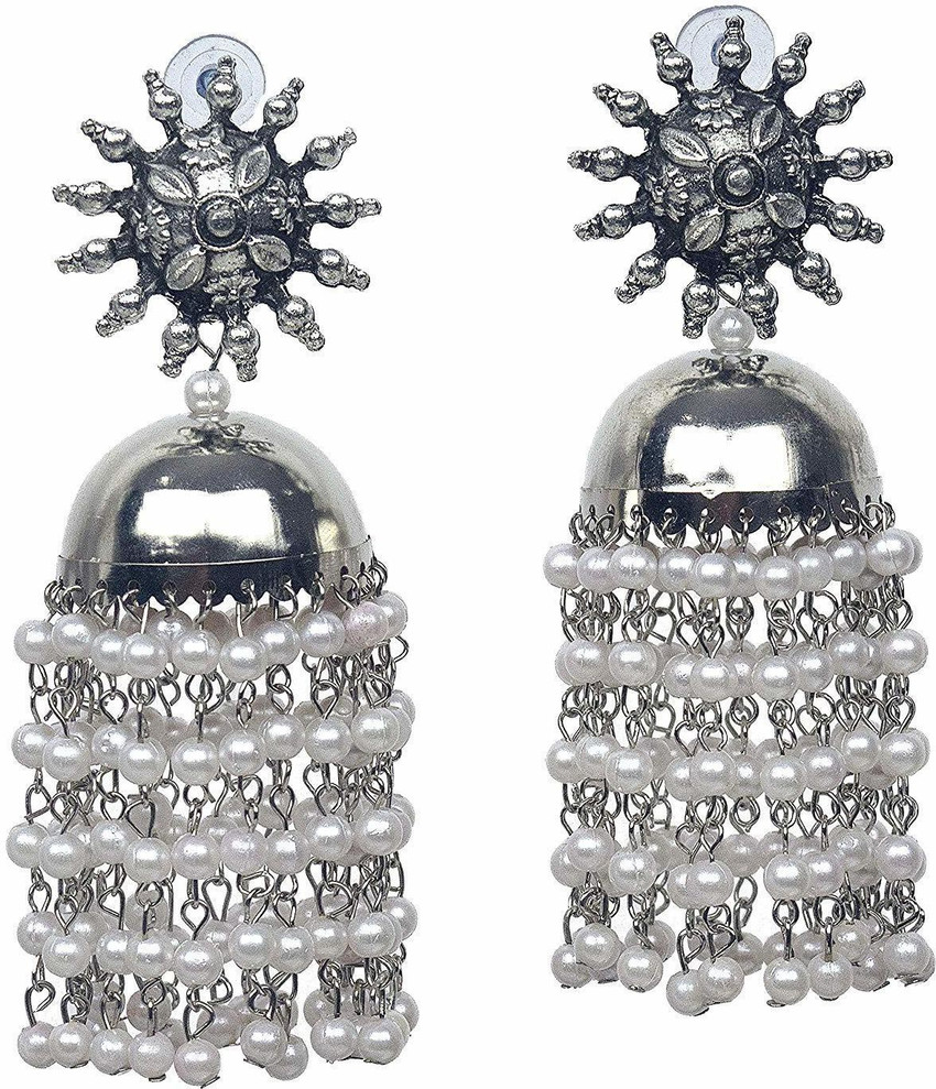 Flipkart Buy Nityakshi Traditional Earring With White Pearl