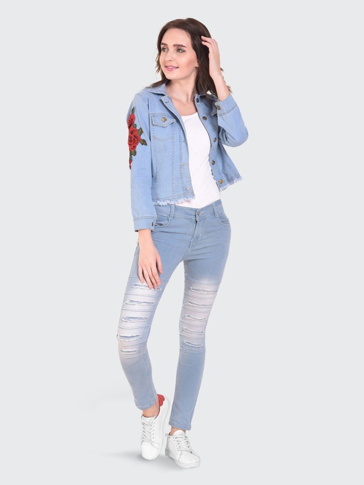 Flipkart ladies hot sale jeans jacket