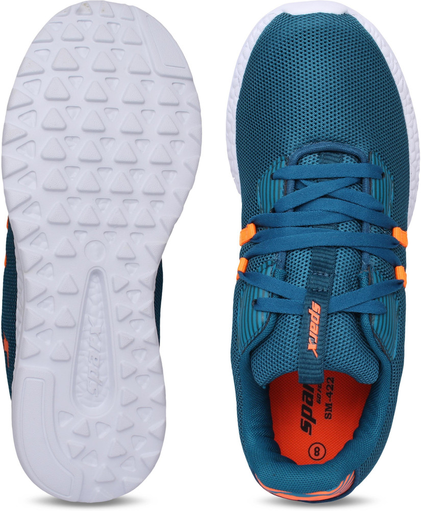 Sparx Men SM 422 Turkey Blue Orange Running Shoes For Men