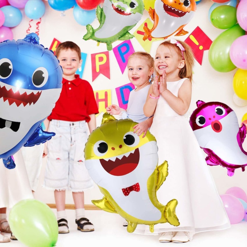 Party Propz Baby Shark Theme Decoration Kit for Kids Boys Girl Babies  Toddlers Decorations Materials; Foil Balloons Happy Birthday Penant Banner  Unique Items 15 Pcs Price in India - Buy Party Propz