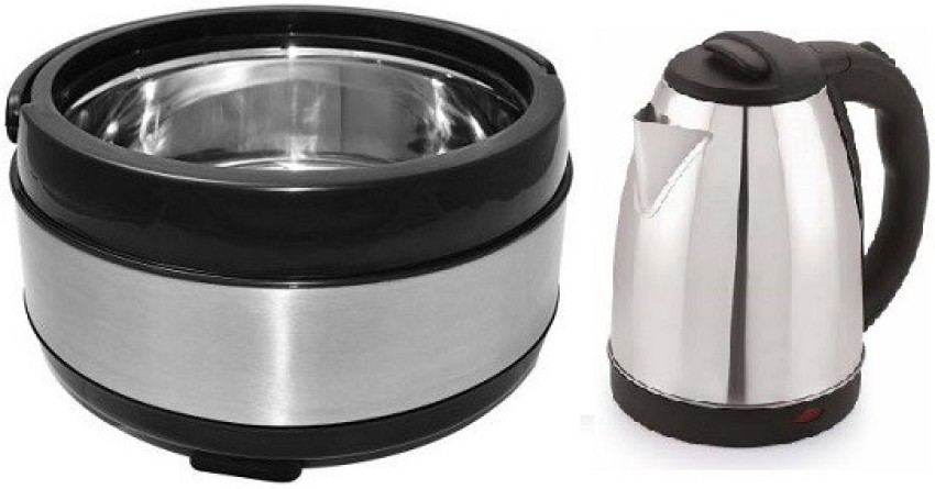 METREY Casserole/HotPot,chapati Box/chapati Container/hot case in Stainless  Steel 10000 ML -CTKTC6042