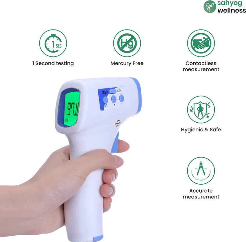 Forehead temperature outlet reader