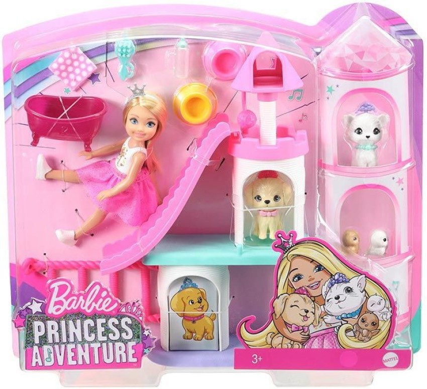 BARBIE Chelsea Princess Adventure Doll And Playset 2 Chelsea