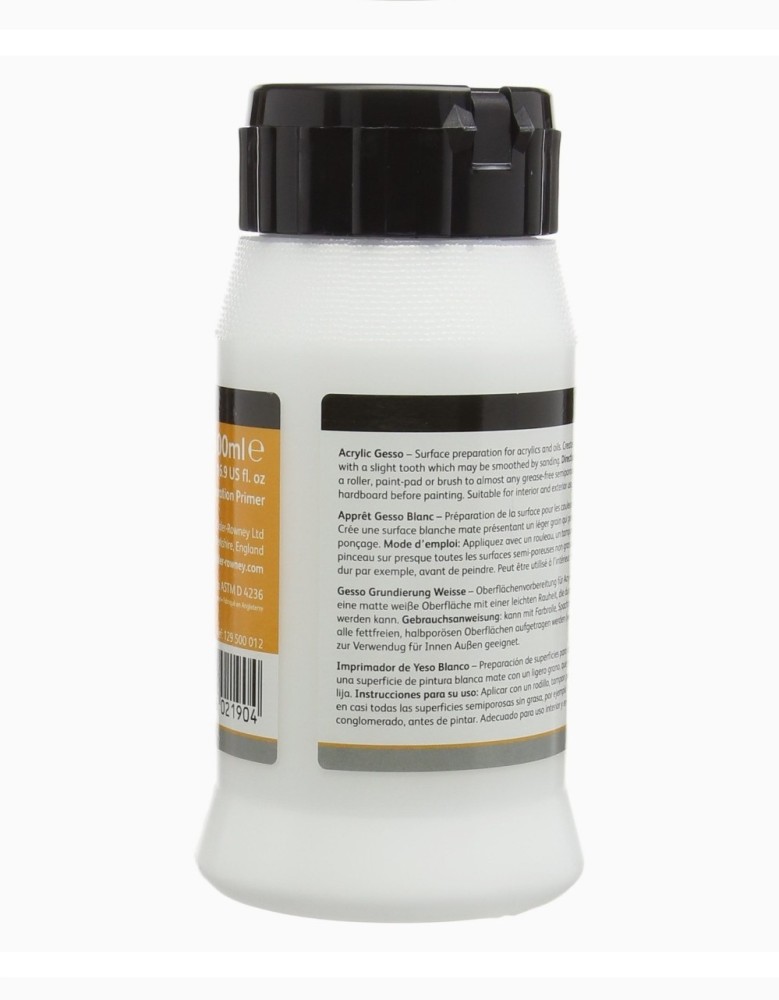 DALER ROWNEY Acrylic White Gesso White Gesso for Canvas, Oil Painting,  Paint Formulations, Panels Price in India - Buy DALER ROWNEY Acrylic White  Gesso White Gesso for Canvas, Oil Painting, Paint Formulations