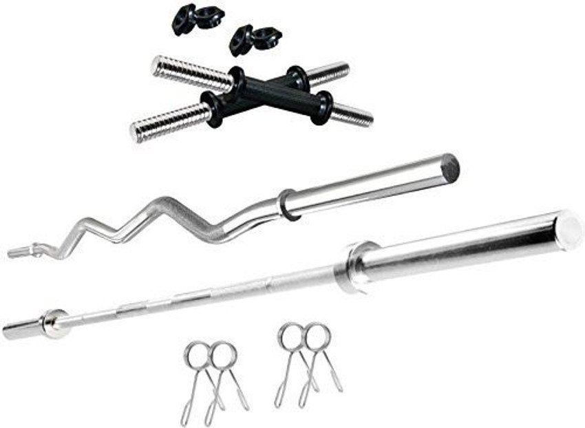 STARX 50 kg Hexa PVC weight with 3Ft Curl Rod and 5ft Straight Rod and Accessories Home Gym Combo Home Gym Combo Price in India Buy STARX 50 kg Hexa PVC