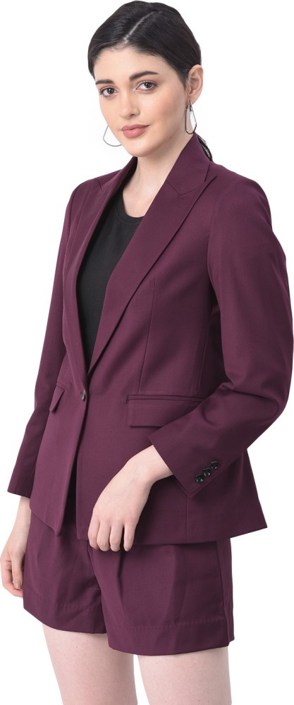 Wine hot sale shade blazer