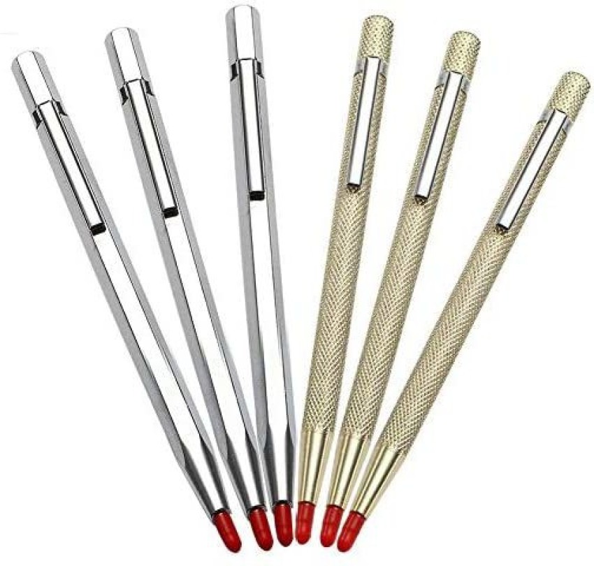 AVIDE Tungsten Carbide Scribe and Etching Pen Carve Engraver Scriber Tools  for Stainless Steel,Ceramics and Glass 6 InchPack o - Tungsten Carbide  Scribe and Etching Pen Carve Engraver Scriber Tools for Stainless