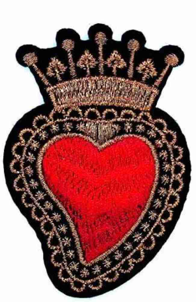 Patch Iron Jacket Crown, King Crown Iron Patch