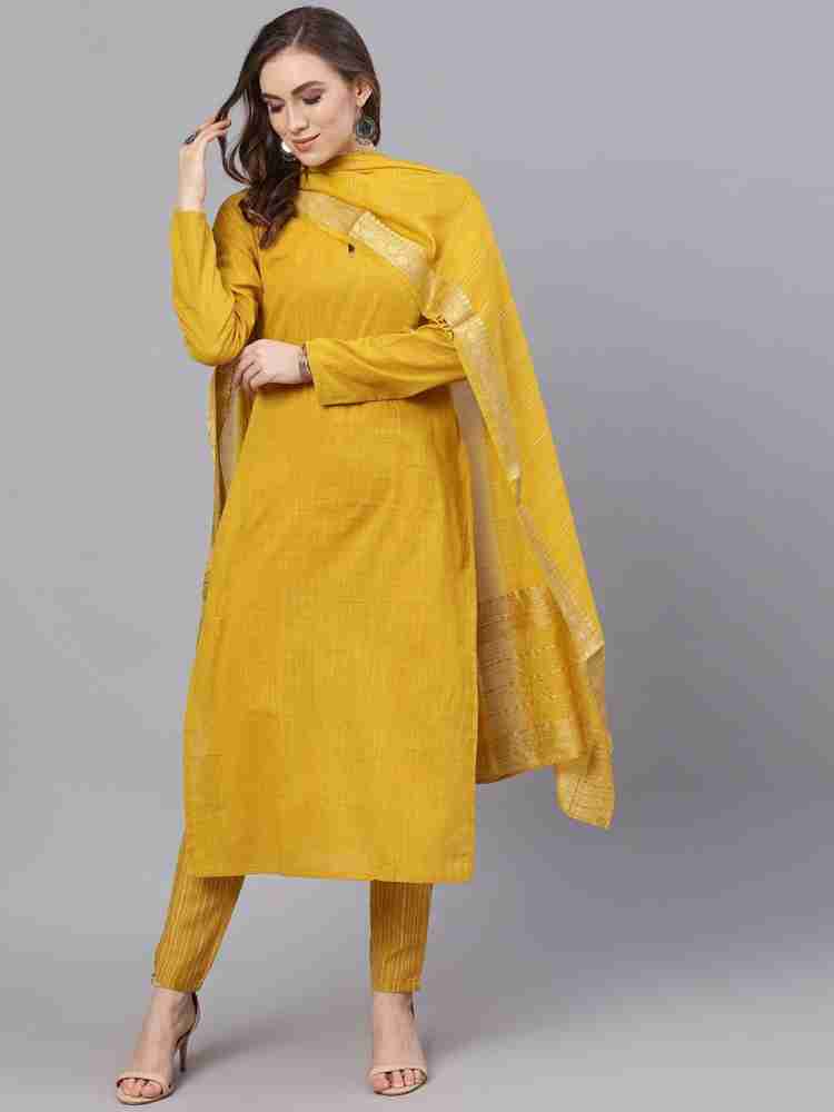 Yellow kurti in on sale flipkart