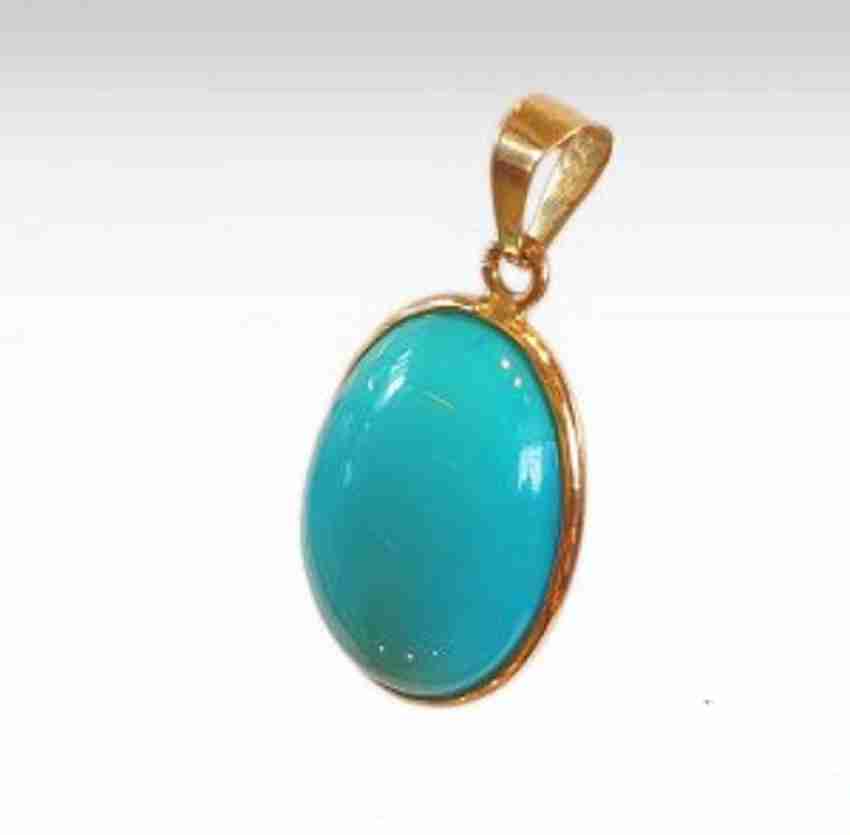 RATAN BAZAAR Gold plated Turquoise Stone Pendant Price in India Buy RATAN BAZAAR Gold plated Turquoise Stone Pendant Online at Best Prices in India Flipkart
