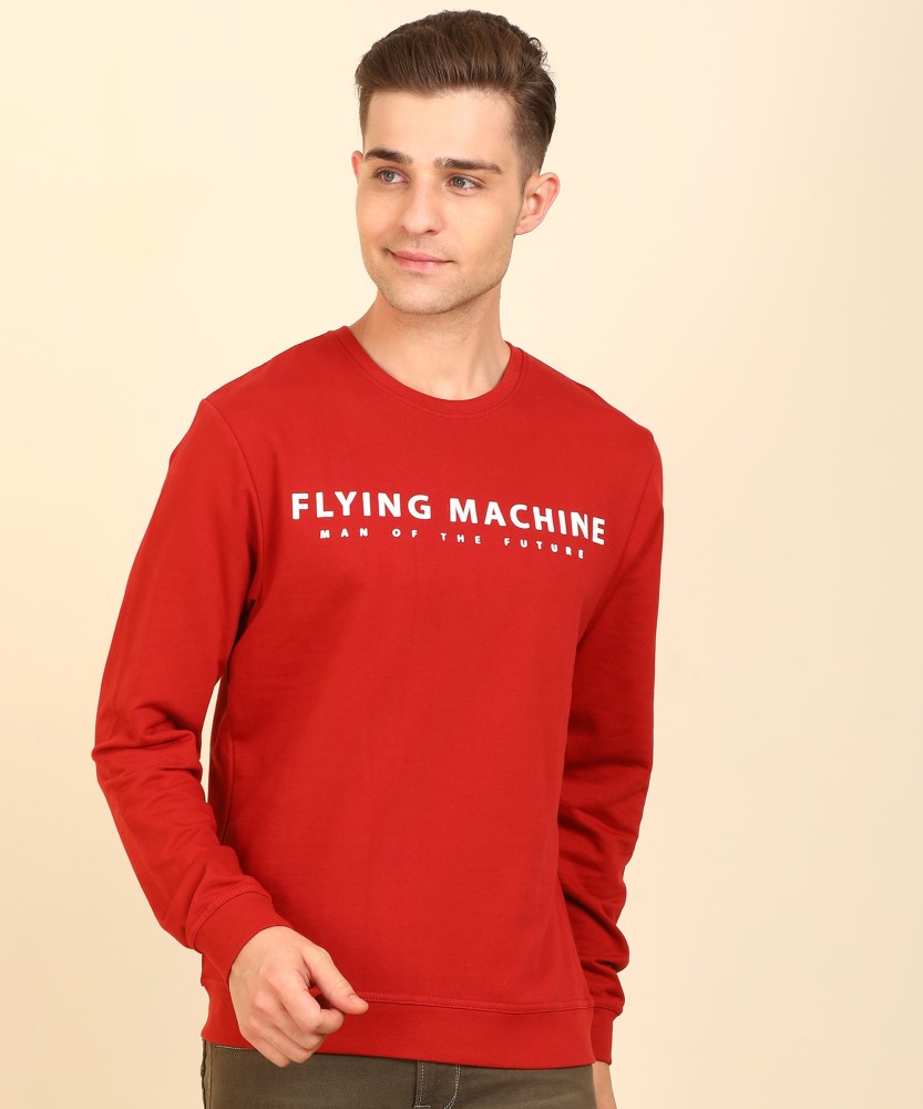 FLYING MACHINE Full Sleeve Printed Men Sweatshirt Buy FLYING