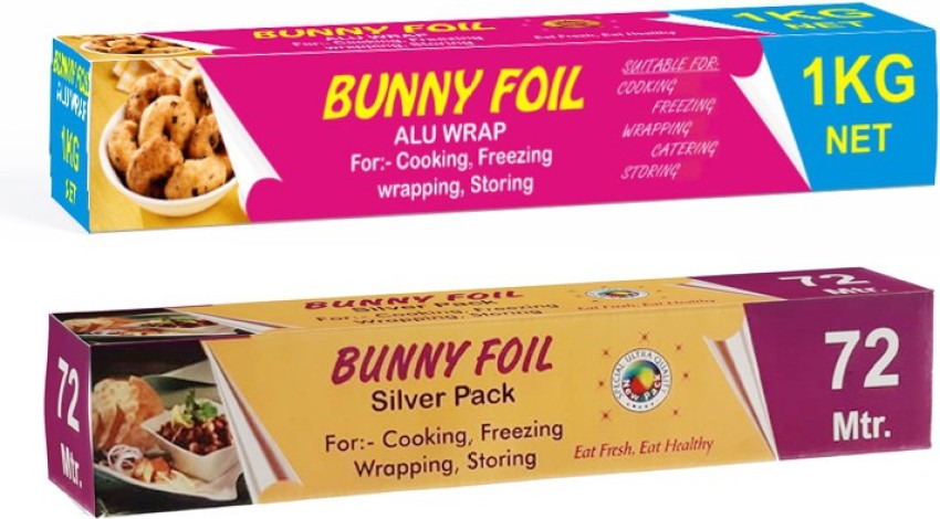 Kcofoil KCOFOIL Aluminum Foil Roll Paper 18Micron 400G+100G Free Pack of 1 Aluminium  Foil Price in India - Buy Kcofoil KCOFOIL Aluminum Foil Roll Paper 18Micron  400G+100G Free Pack of 1 Aluminium