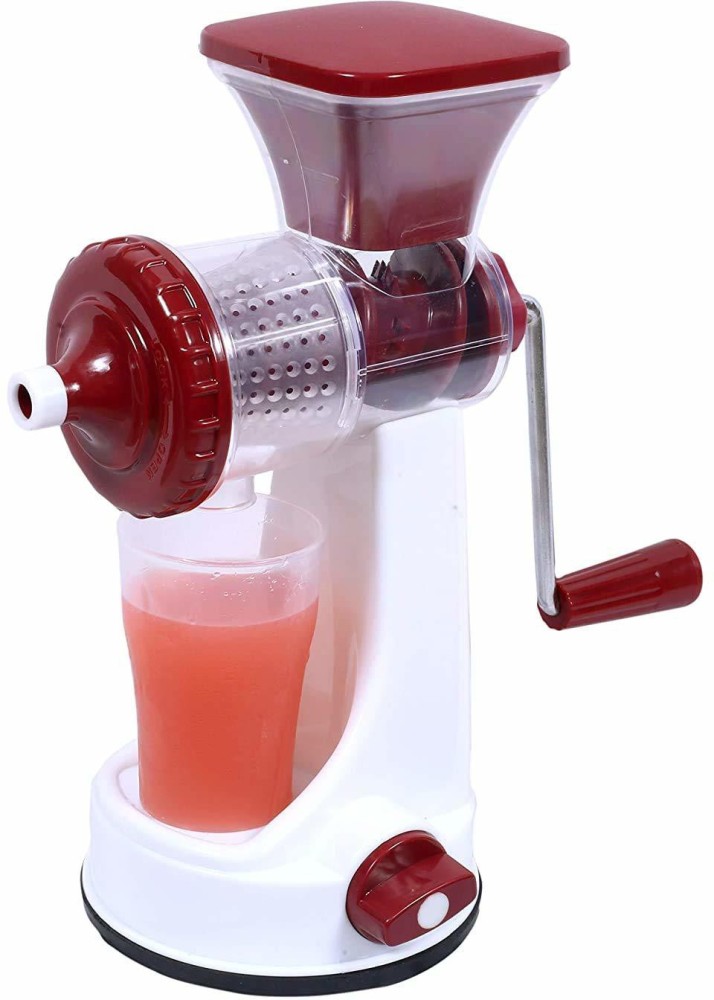 MINI JUICER MACHINE - Deluxe Fruit & Vegetable Manual Juicer with Steel  Handle