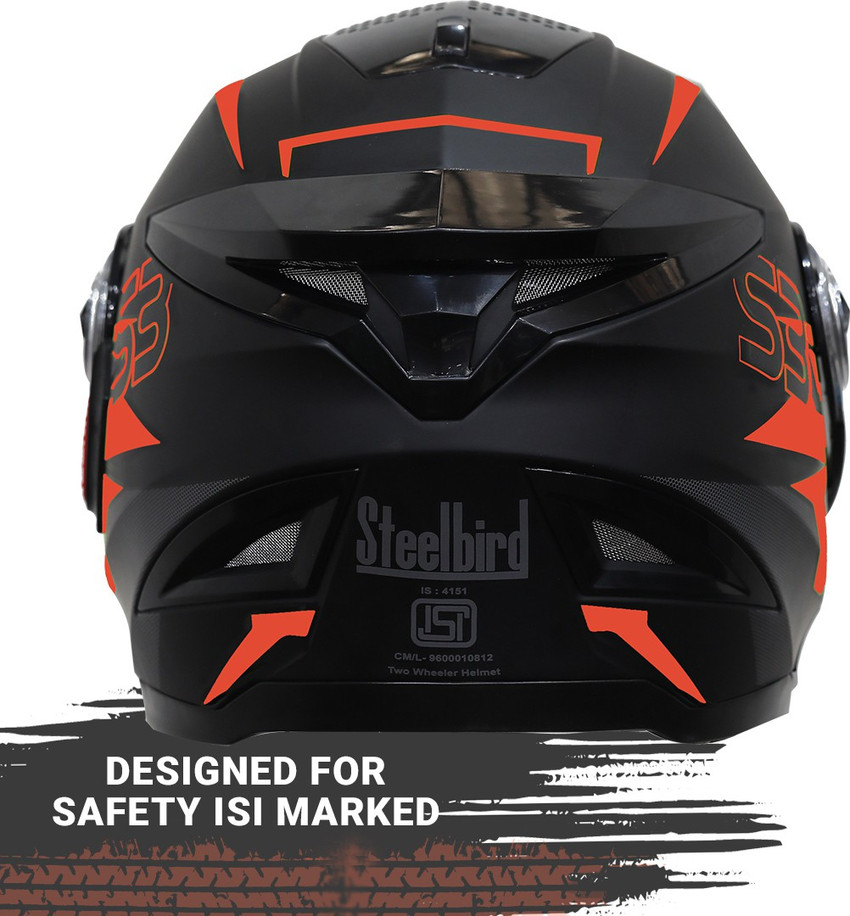 Steelbird SBH 17 Terminator Full Face Graphic Helmet Motorbike