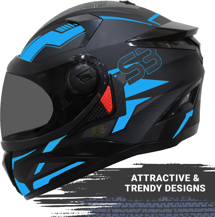 Bike helmet blue colour top