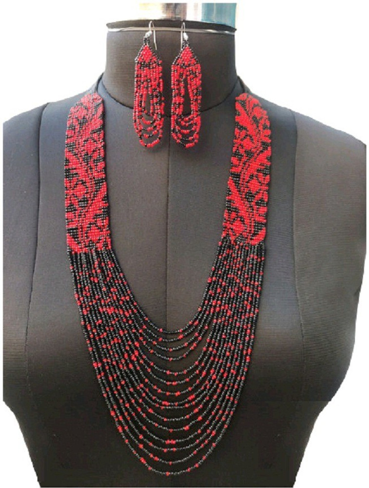 FASHIONMART Glass Red Black Jewellery Set Price in India Buy FASHIONMART Glass Red Black Jewellery Set Online at Best Prices in India Flipkart