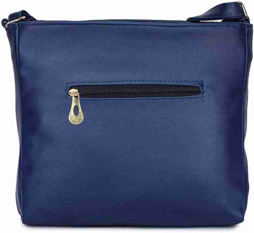 MUSRAT Blue Sling Bag Latest Trend Party Wear Handbag Sling Bag with Adjustable Strap for Girls and Women s Navy Blue Price in India Flipkart