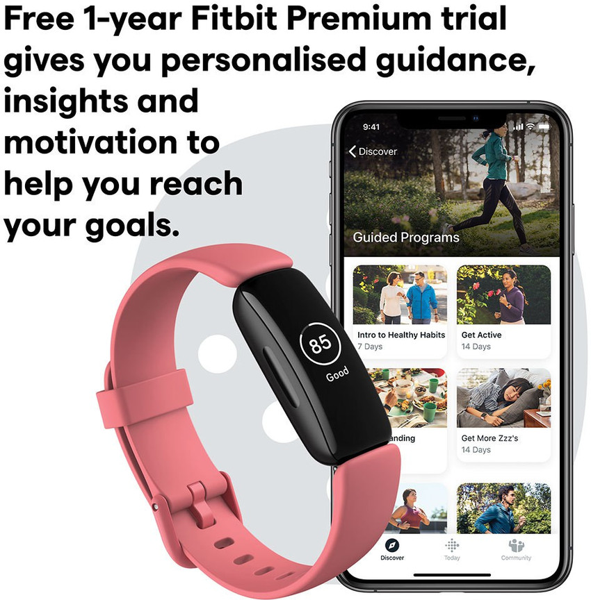 FITBIT Inspire 2 Desert Rose Black Price in India Buy FITBIT