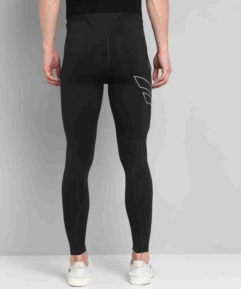 REEBOK Solid Men Black Tights - Buy REEBOK Solid Men Black Tights Online at  Best Prices in India