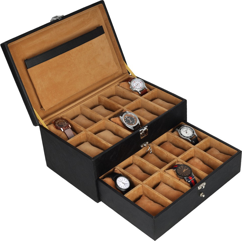Leatherworld Watch Storage Box Watch Organizer Watch Collection Box 20 Slot Watch Box Price in India Buy Leatherworld Watch Storage Box Watch Organizer Watch Collection Box 20 Slot Watch Box online
