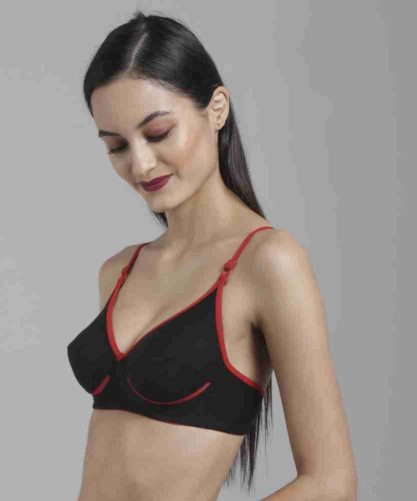 Buy online Black Color Block Sports Bra from lingerie for Women by Madam  for ₹249 at 78% off