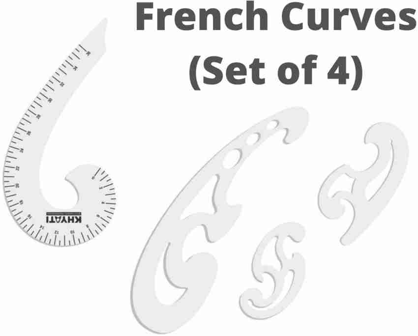 French Curve Set - 4 Curves