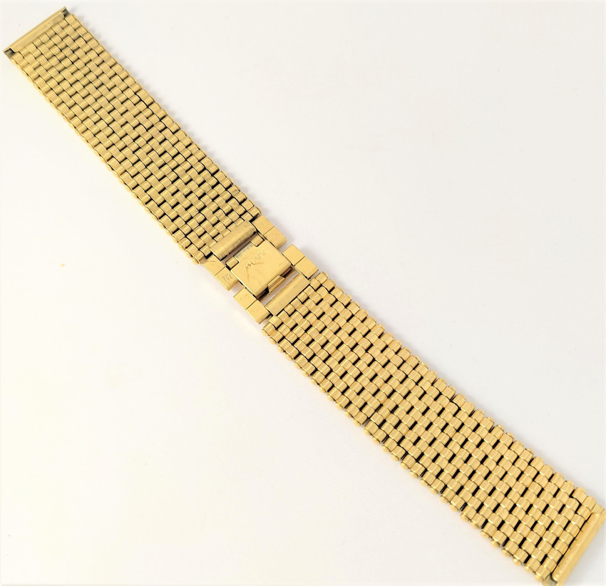 Gold plated watch strap deals