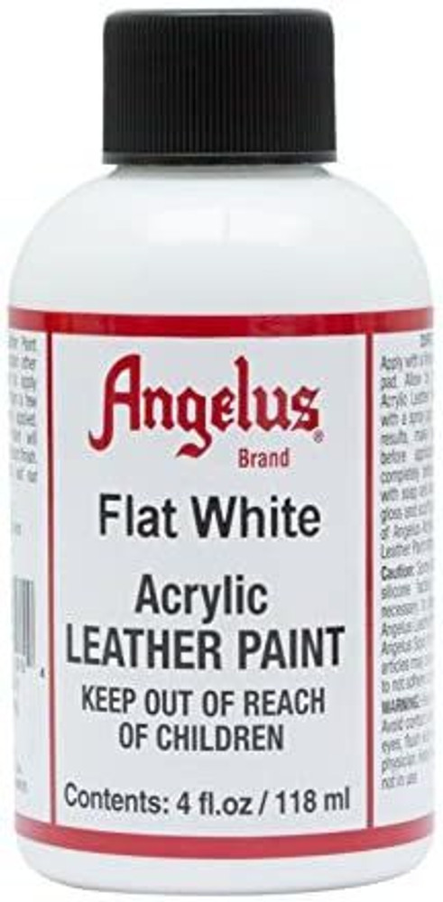 Angelus Brand Acrylic Leather Paint Waterproof 4Oz Flat Brand