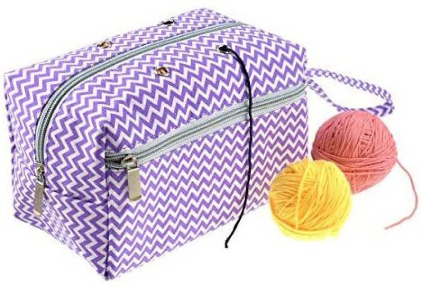 LOOEN Yarn Storage Bag,Drawstring Portable Knitting Bag for