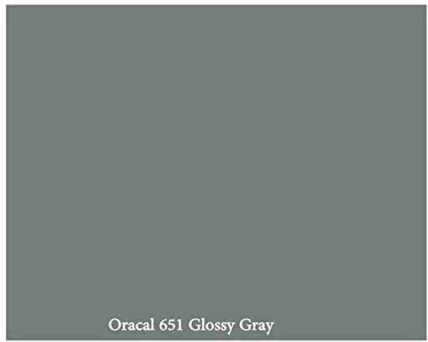 12 x 10 ft Roll of Glossy Oracal 651 Black Permanent Adhesive-Backed Vinyl for