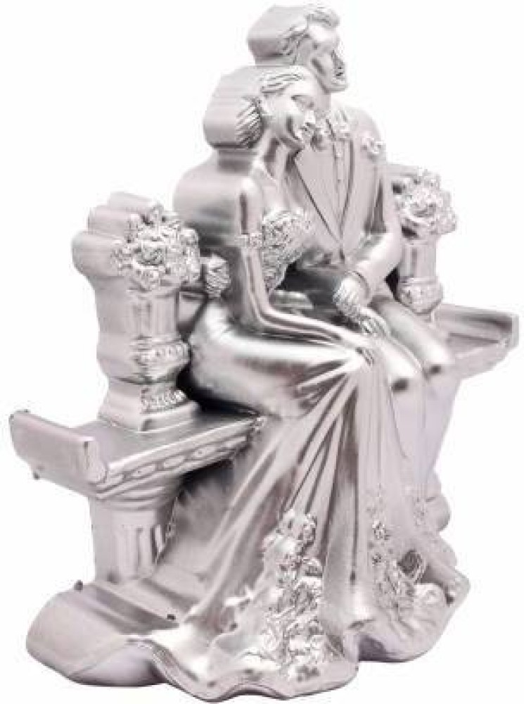 Dul Dul Bride and Bridegroom Gift Showpiece,Marriage Couples Gifts  Showpiece/Couple Statue Showpiece/Engagement Gifts//Gifts For Valentine  Love Couple Showpiece/Just Married Couple Plastic Showpiece Decorative  Showpiece Decorative Showpiece